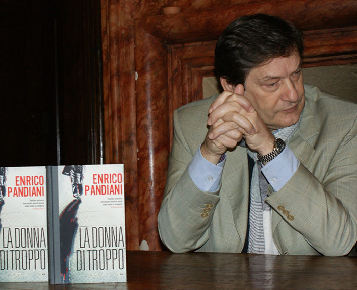 Lo scrittore Enrico Pandiani