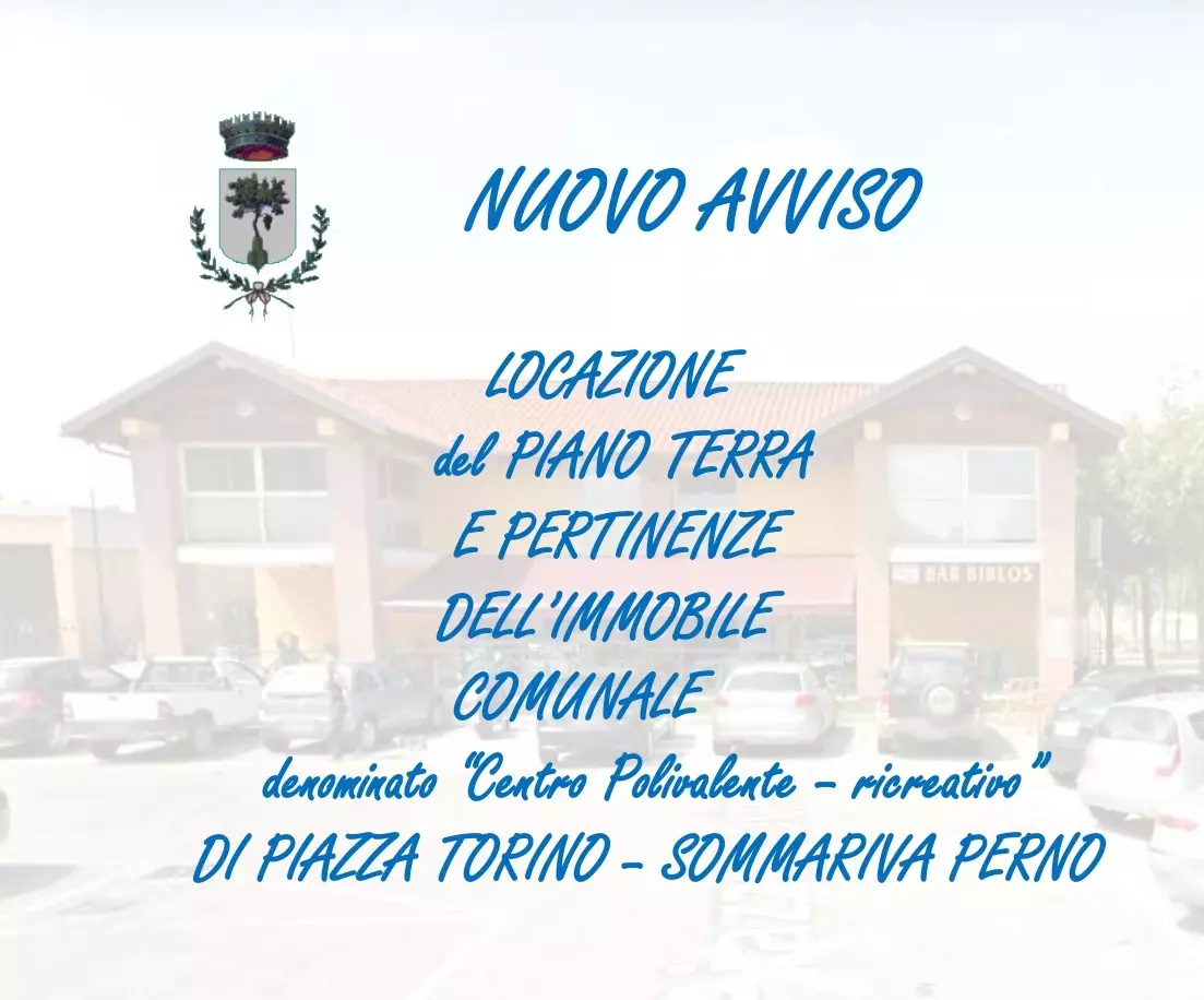 NUOVO AVVISO ACQUISIZIONE MANIFESTAZIONI D'INTERESSE