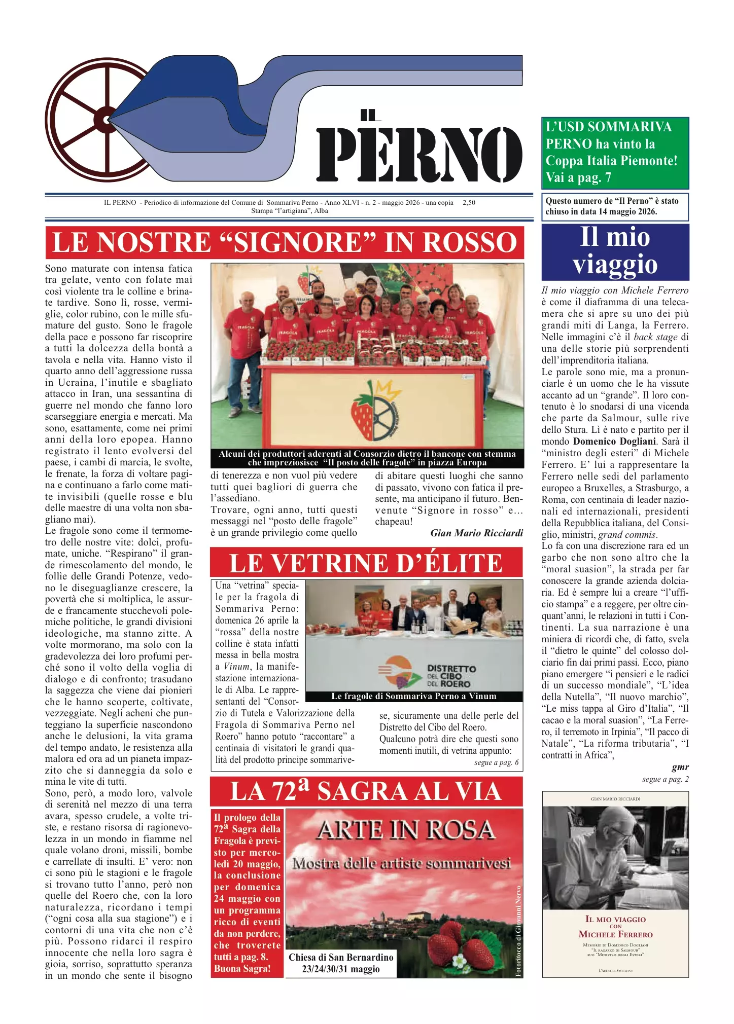 La prima pagine de Il Perno 2.2026